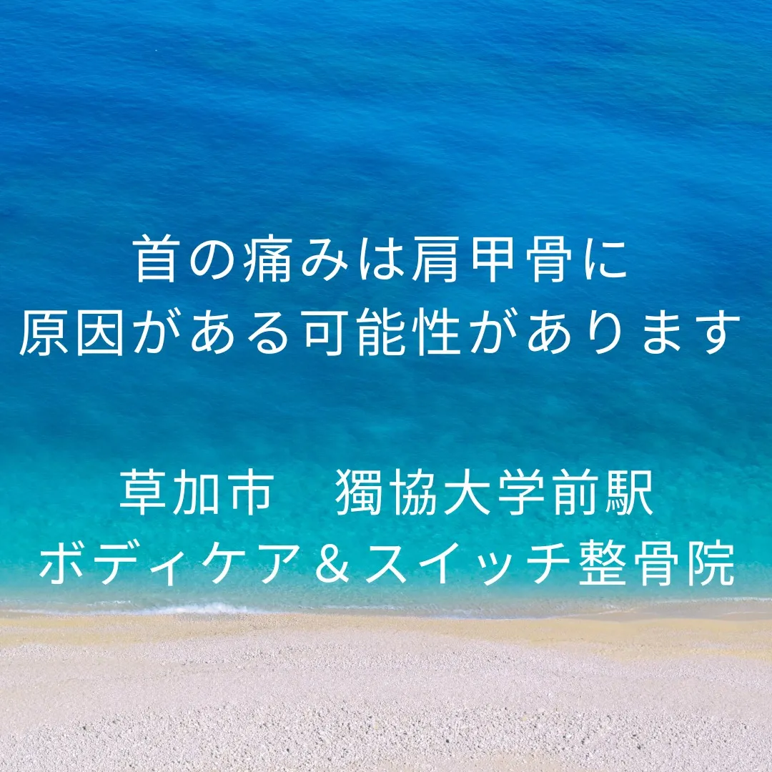 首の痛みは肩甲骨に原因がある可能性があります。